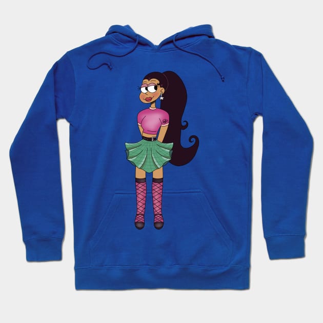 Raspberry Sorbet Girl Hoodie by JennaBunnies